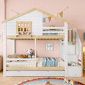 Lit cabane superposé 3 couchages 90x200 « Noa »