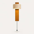 Applique murale en travertin et bois orientable