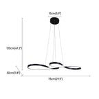 Suspension LED Design Ruban Infini – Variable avec Télécommande