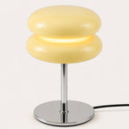 Lampe à poser champignon en verre design