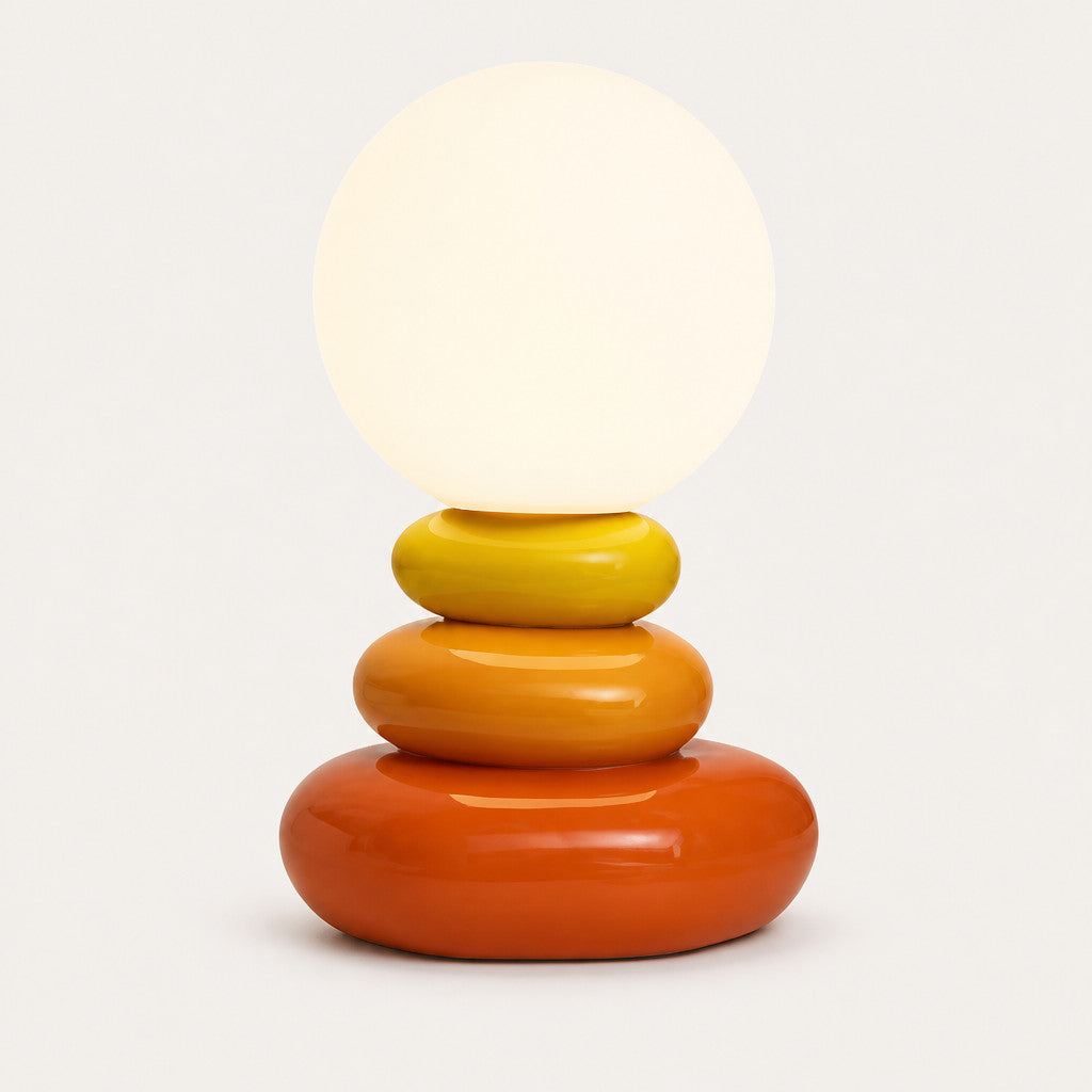 Lampe à poser sculpturale en céramique LED
