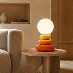 Lampe à poser sculpturale en céramique LED