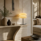 Lampe à poser champignon en verre design
