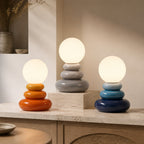 Lampe à poser sculpturale en céramique LED
