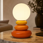 Lampe à poser sculpturale en céramique LED