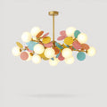 Lustre Suspension Multi-Branches Design Confettis – Sans Ampoule
