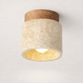 Plafonnier LED Rond Design Tressé – Idéal Salle de Bain