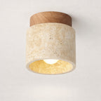 Plafonnier LED Rond Design Tressé – Idéal Salle de Bain