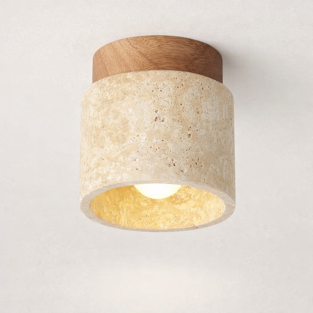 Plafonnier LED Rond Design Tressé – Idéal Salle de Bain