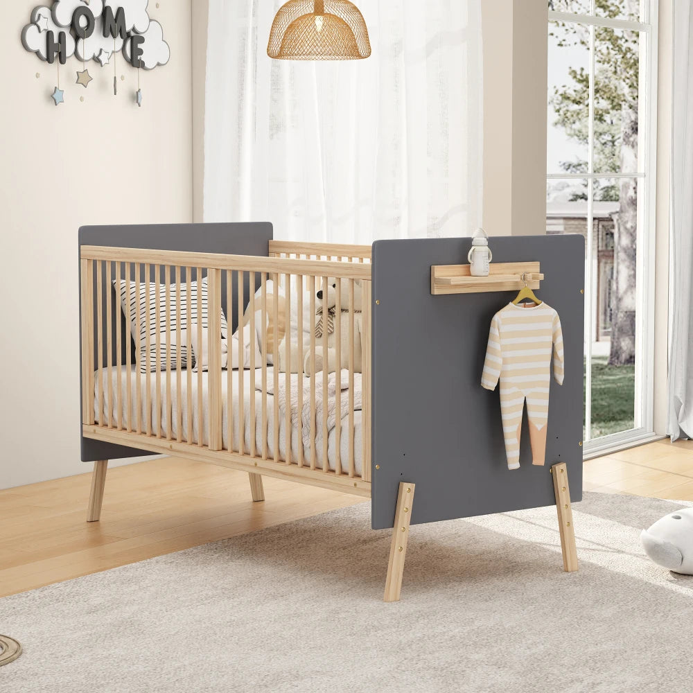 Lit Enfant Évolutif Alba 80x160 à Hauteur Réglable 3 Niveaux
