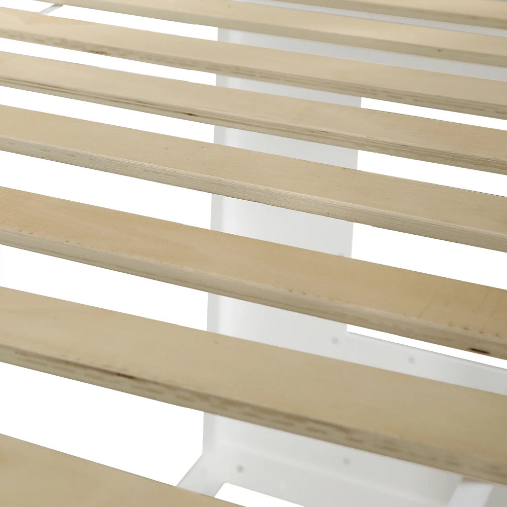 Lit cabane enfant avec espace jeux 90x200 « Néo »