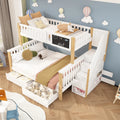 Lit superposé enfant avec rangements « Hector »