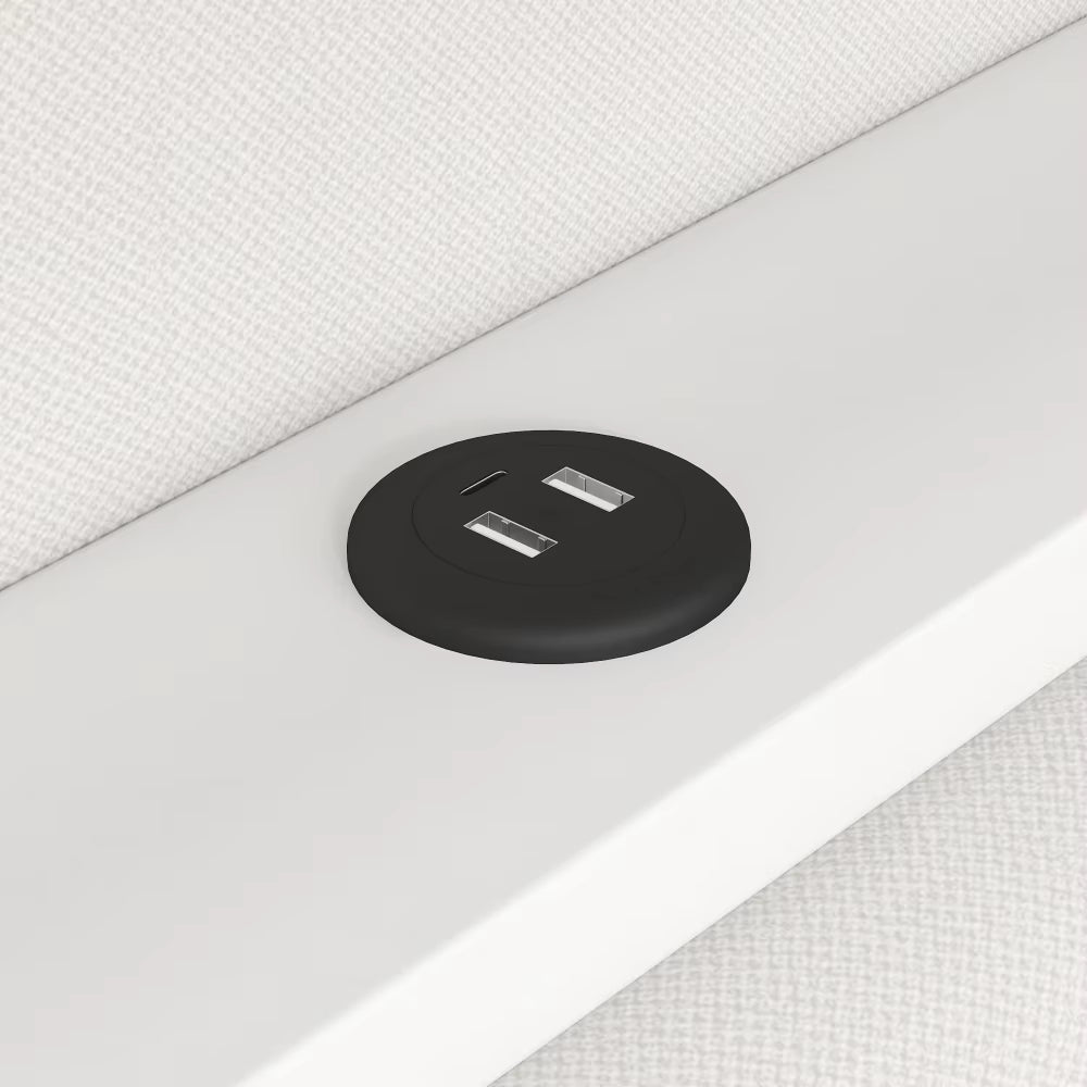 Lit enfant avec rangements 90x120 et éclairage LED « Nova »