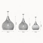 Suspension Luminaire Rotin Style Vintage