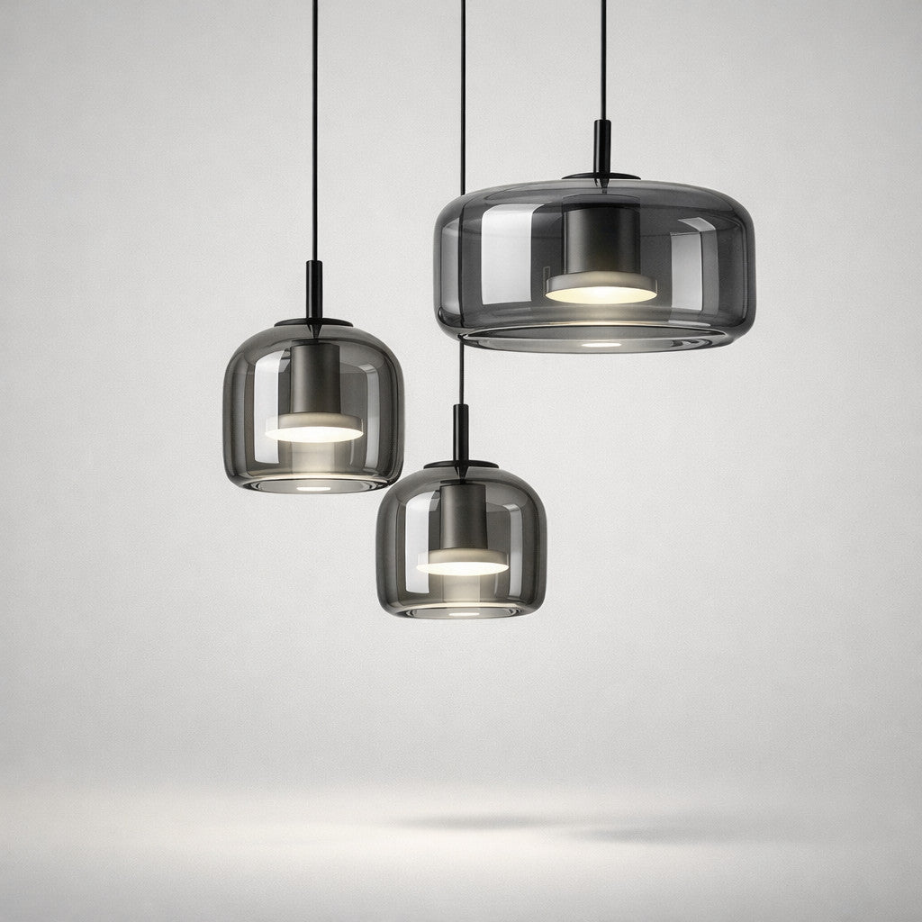Suspension Luminaire Cylindrique Design Nordique Minimaliste – Ampoule Incluse