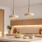 Suspension Luminaire Design Effet Pierre – LED Incluse