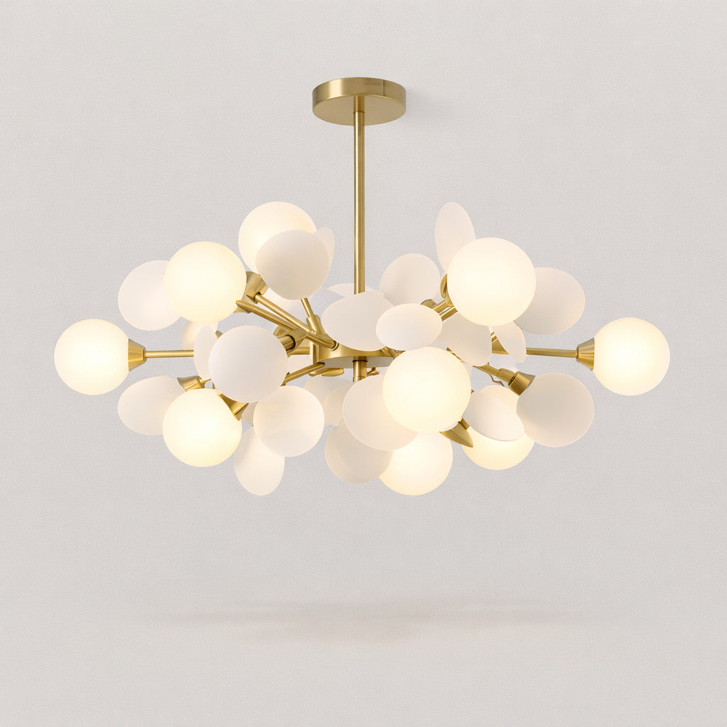 Lustre Suspension Multi-Branches Design Confettis – Sans Ampoule