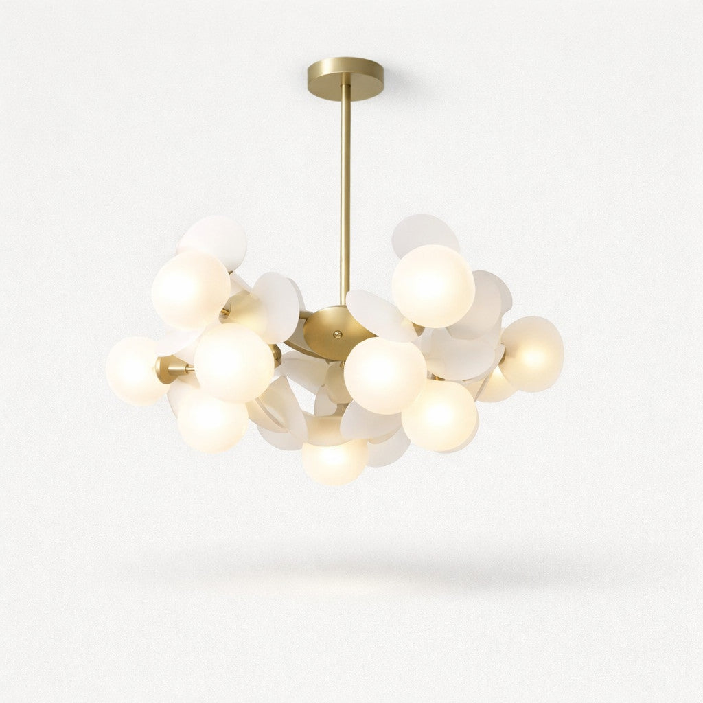 Lustre Suspension Multi-Branches Design Confettis – Sans Ampoule